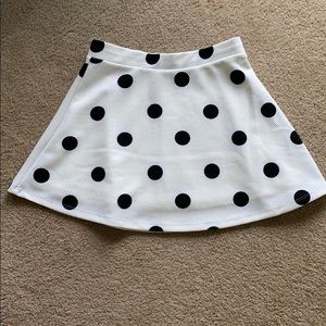 Polka dot skirt